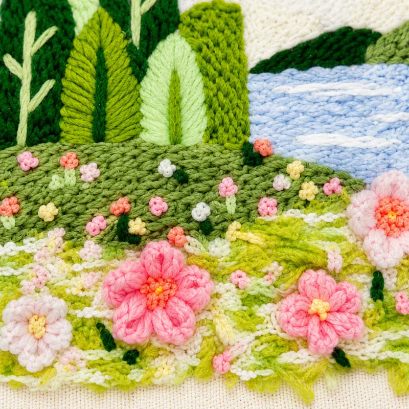 Lakeside Bloom Punch Needle Kit