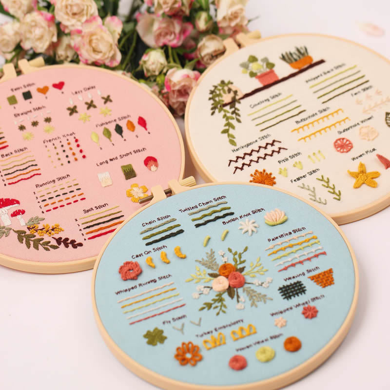 3pcs Easy Starter Embroidery Kit