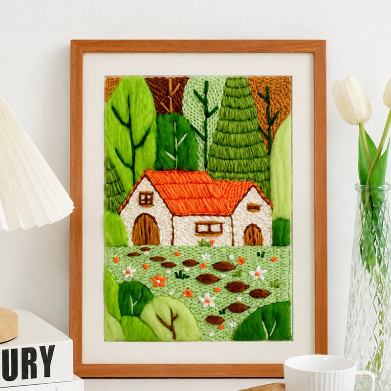 Cozy Cottage Punch Needle Kit