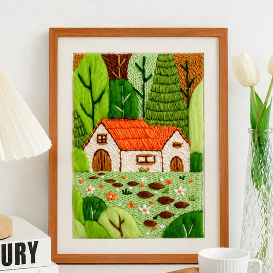 Cozy Cottage Punch Needle Kit