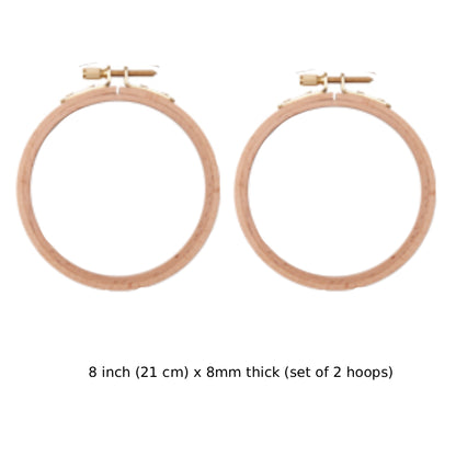 Wooden Hoop Packs, Round Embroidery Hoop