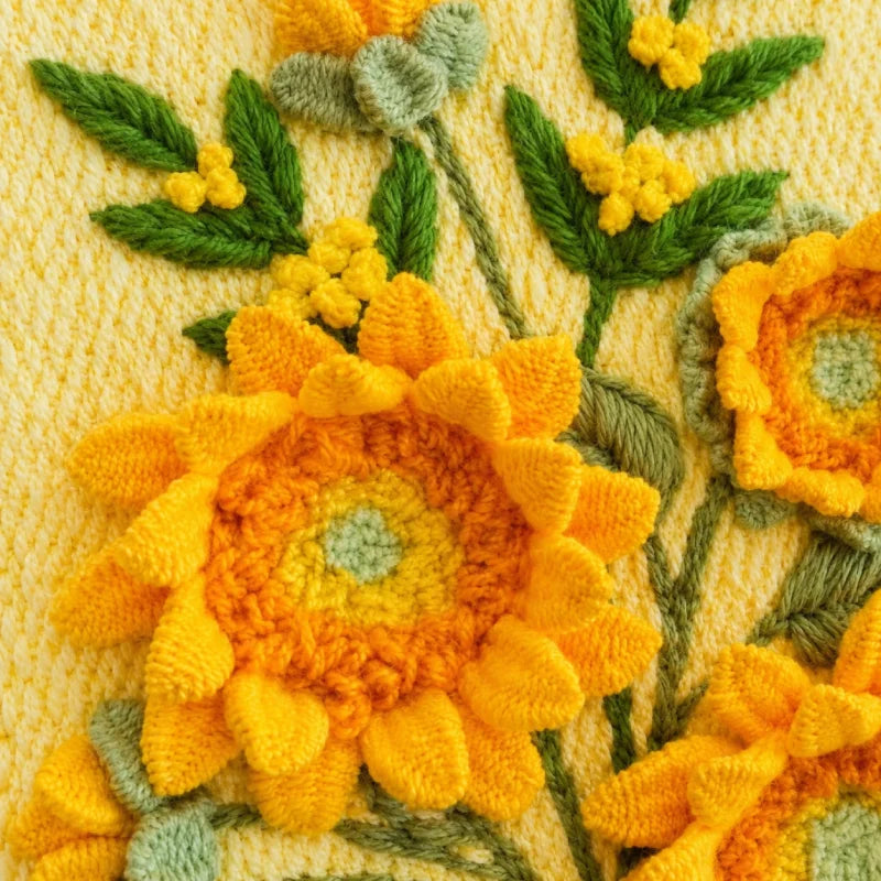 Sunflowers Punch Needle Kit