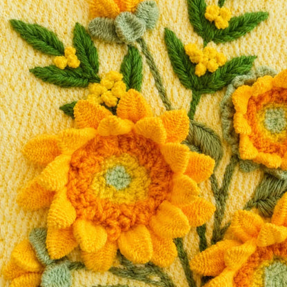 Sunflowers Punch Needle Kit