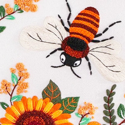 Embroidery Kit - Sunflower Bee