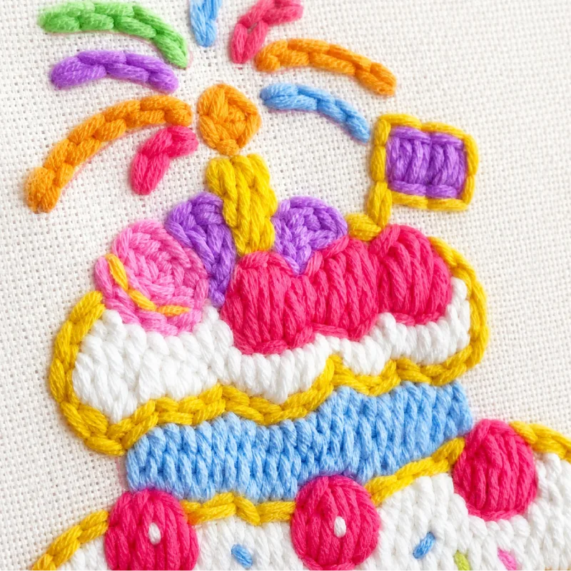 Birthday Cake Punch Needle Kit