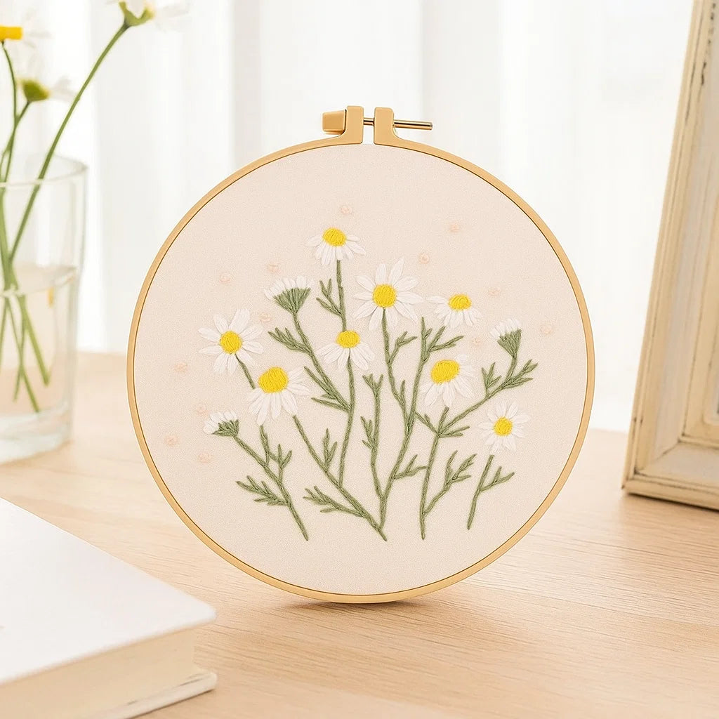 Embroidery Kit - Daisy Floral