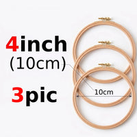 4 inch (10.5cm) (set of 3 hoops)