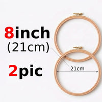 8 inch (21 cm) (set of 2 hoops)
