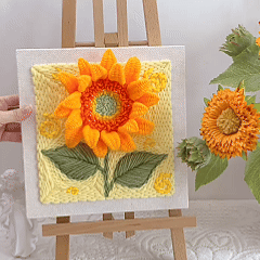 Sunflowers Punch Needle Kit