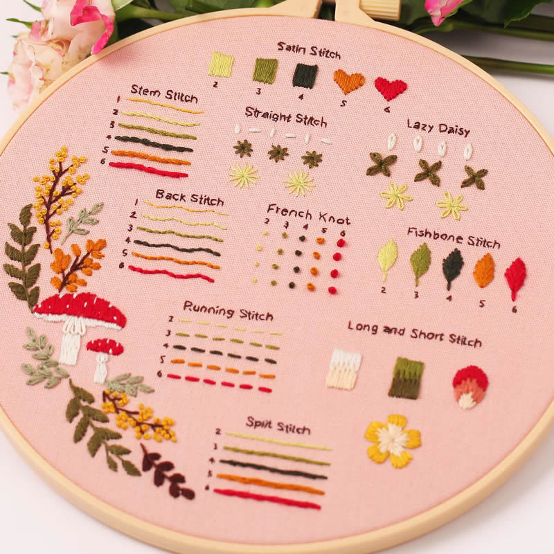 3pcs Easy Starter Embroidery Kit