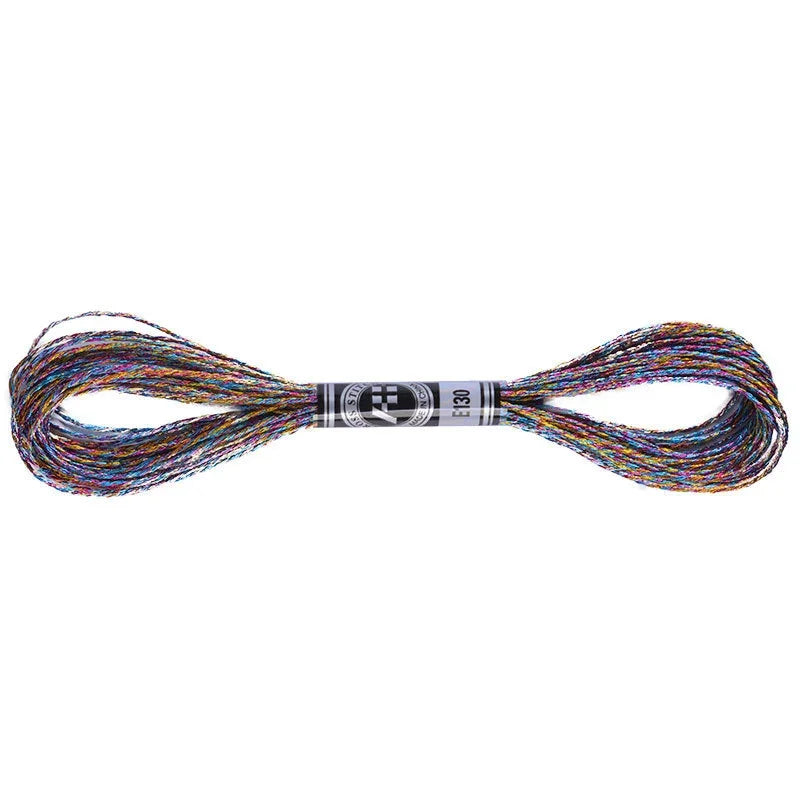 Calivra Craft 19 colors of metallic embroidery floss with a sparkling effect.