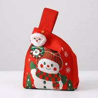 Knitted Bag【Christmas Snowman】Random Accessories