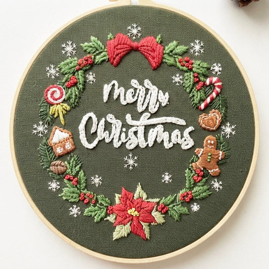 Diy Christmas Ornament Embroidery Kits