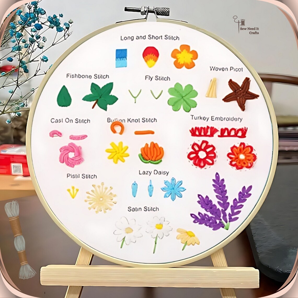 3Piece Beginner Embroidery Kit