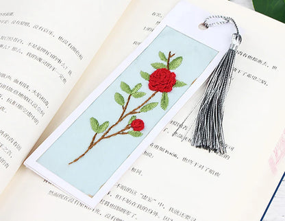 5-Piece Embroidered Bookmark Kit