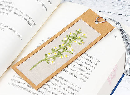 5-Piece Embroidered Bookmark Kit