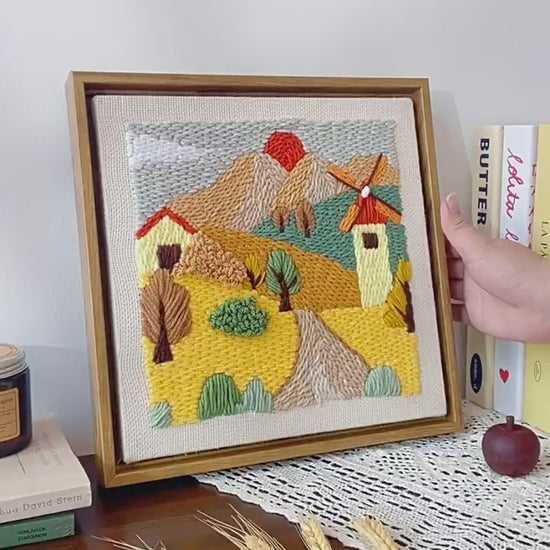 Four Seasons DIY Punch Needle Embroidery Painting Kit