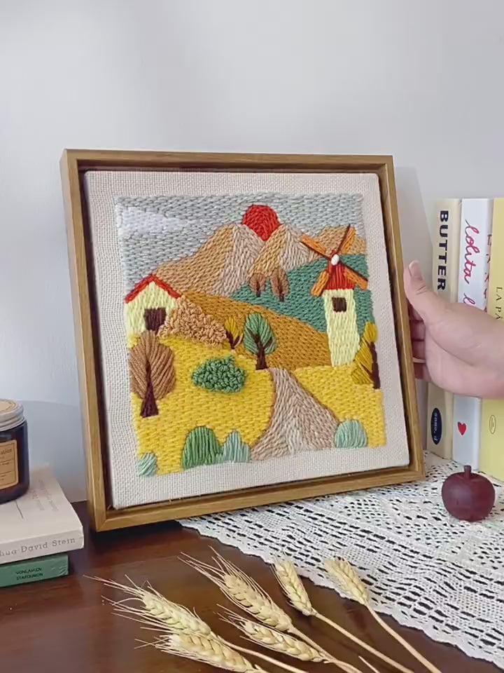 Four Seasons DIY Punch Needle Embroidery Painting Kit